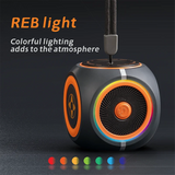 Mini Fingertip Gyro Bluetooth Speaker Portable Wireless Spinner Speaker With RGB Light Stylish Stress Relief subwoofer gifts